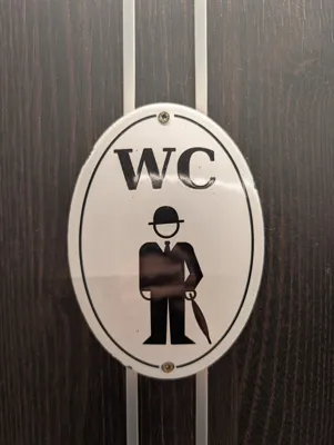 Men's sign