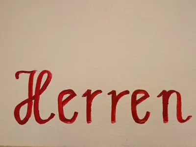 Men's sign