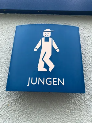 Men's sign