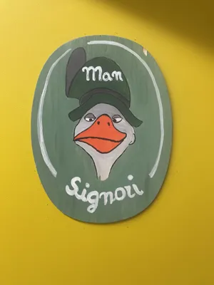 Men's sign