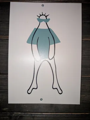 Men's sign